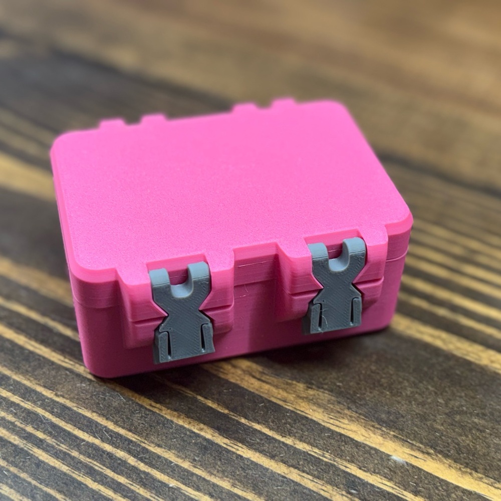 Uno Card Box with Gray Clips